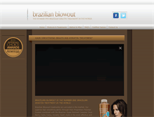 Tablet Screenshot of brazilianblowout.co.za